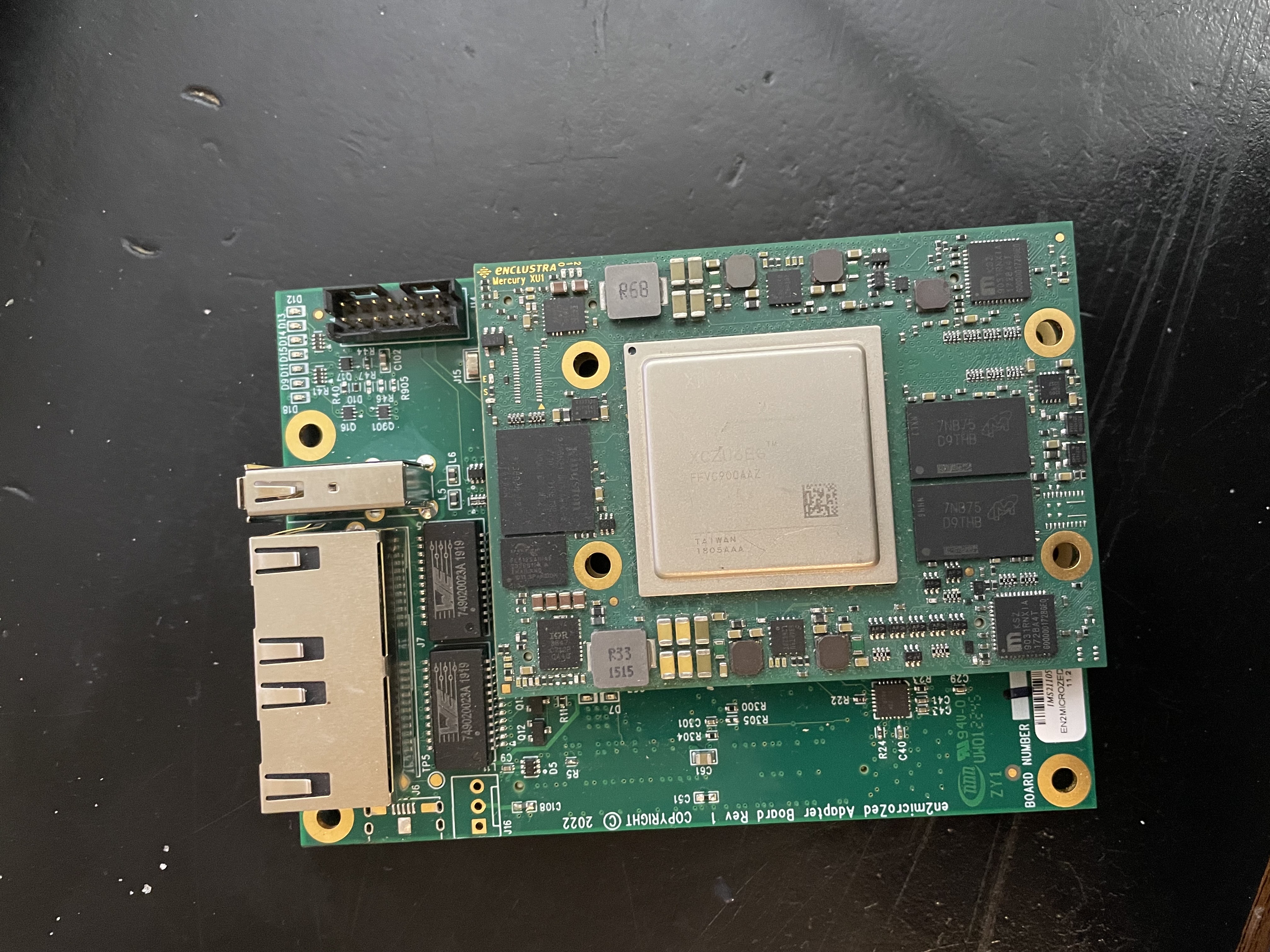 Custom Enclustra carrier board